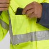 Beeswift Two Tone Breathable Traffic Jacket Saturn Yellow/Navy 5