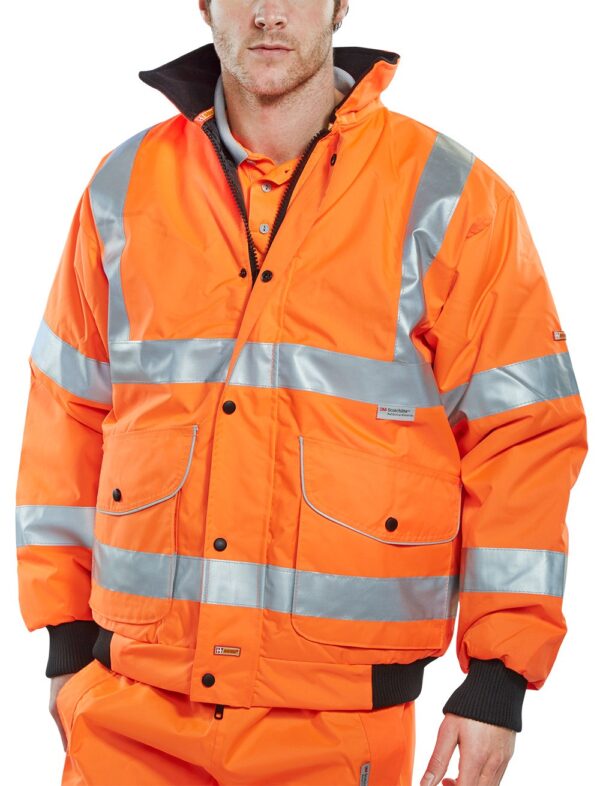 BeeSwift Super Bomber Jacket Orange