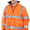 BeeSwift Super Bomber Jacket Orange 1