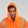 BeeSwift Zip-Up Hooded Sweatshirt Orange 2