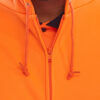 BeeSwift Zip-Up Hooded Sweatshirt Orange 3