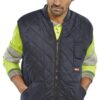 BeeSwift Reversible Bodywarmer Saturn Yellow/Navy 1
