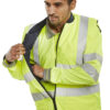 BeeSwift Reversible Bodywarmer Saturn Yellow/Navy 2