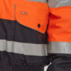 BeeSwift Europa Bomber Jacket Orange/Navy 1