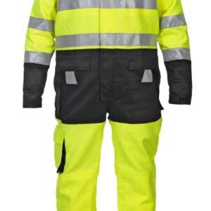 BeeSwift Hove High Visibility Two Tone Coverall Saturn Yellow/Black