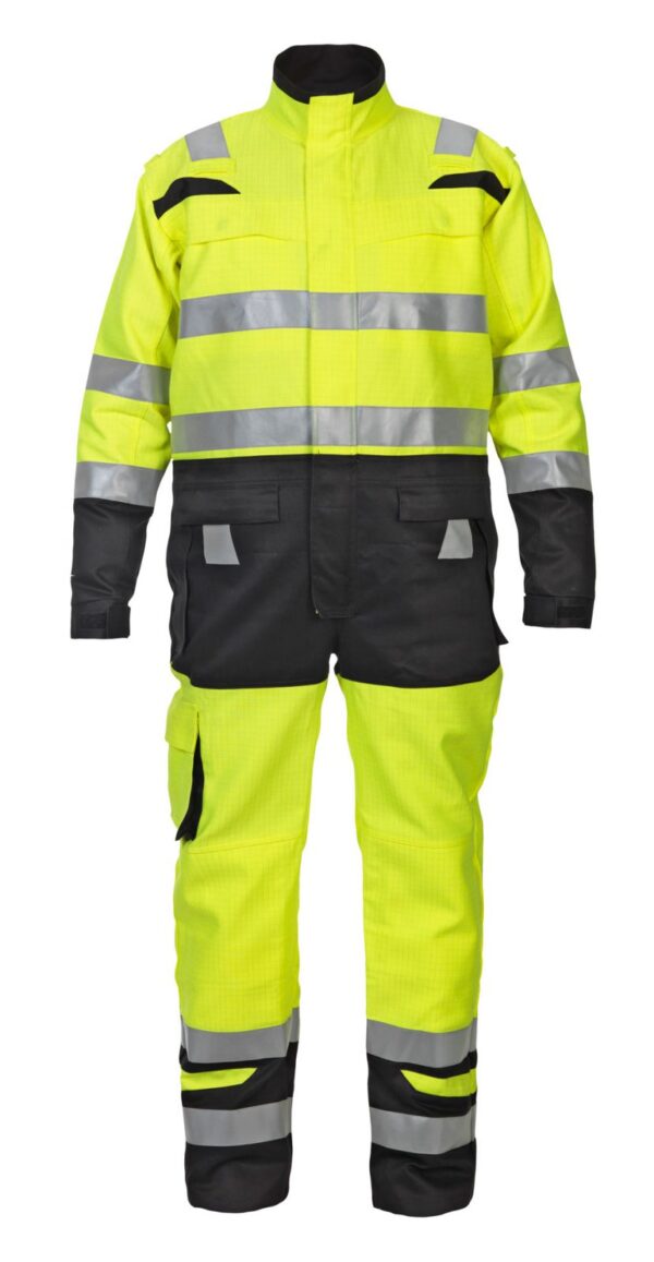 BeeSwift Hove High Visibility Two Tone Coverall Saturn Yellow/Black