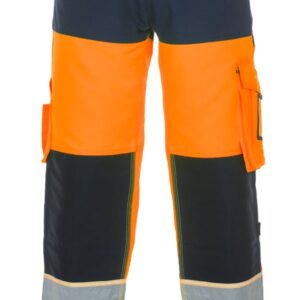 Beeswift Idstein Hi-Vis 2-Tone Trouser Orange/Navy