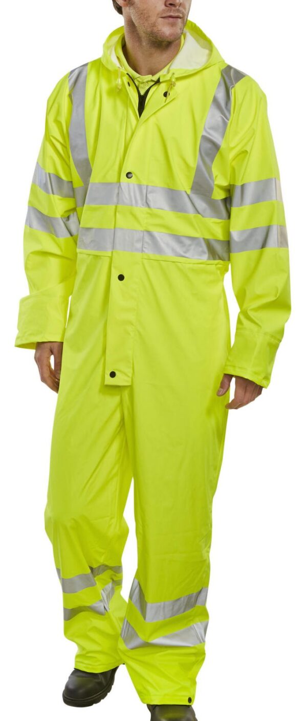 BeeSwift Super B-Dri Breathable Coverall Saturn Yellow