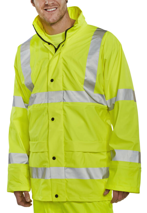 Beeswift Super B-Dri Breathable Jacket Saturn/Yellow