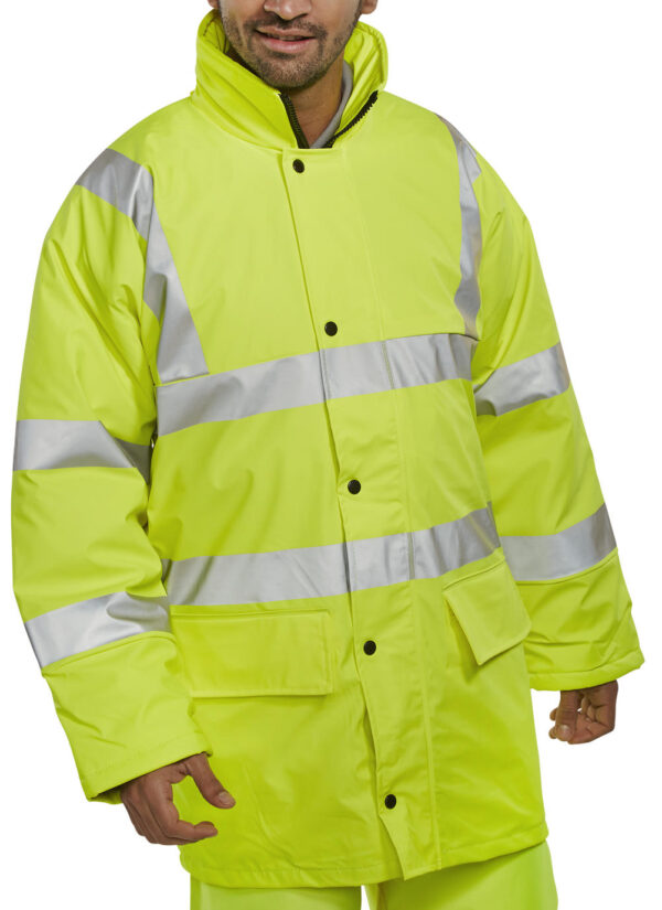 Beeswift Breathable Lined Jacket Saturn Yellow