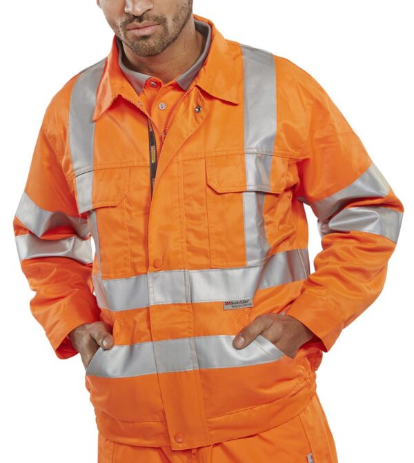 Beeswift Railspec Jacket Orange