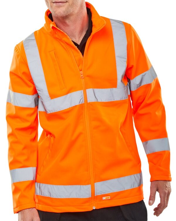 Beeswift Soft Shell Jacket HV Orange