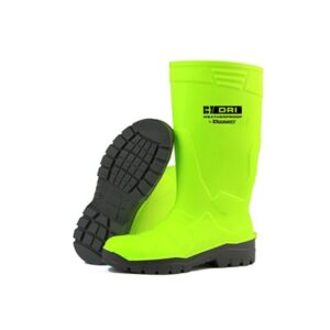 B-Dri Full Safety Fluoro Wellington Boot Yellow