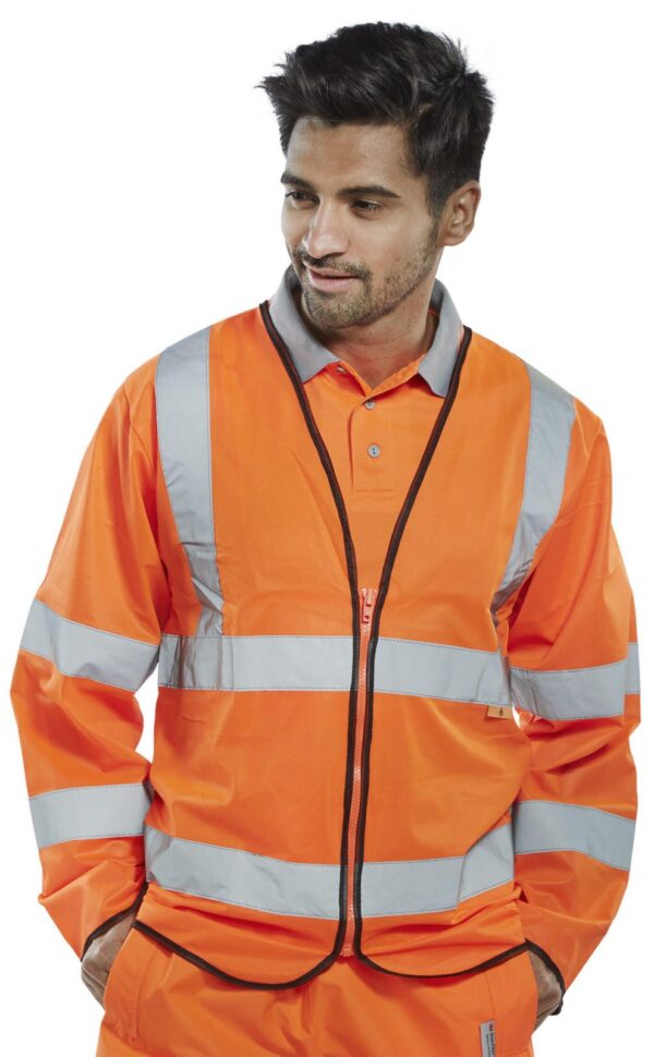Beeswift B-Seen FR Long Sleeved Jerkin Orange