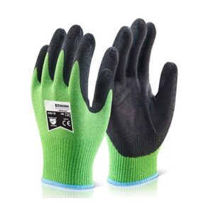 B-Click Kutstop Micro Foam Nitrile Green Gloves