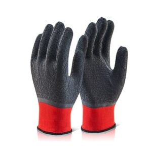 Click Fully Coated Latex Polyester Knitted Glove