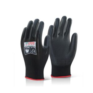 Click PU Coated Glove Black
