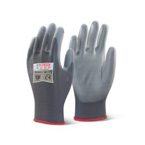 Click PU Coated Glove Grey