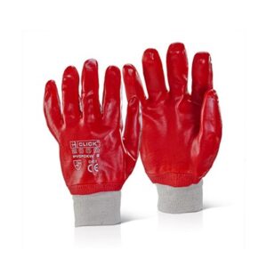 Click PVC Gloves Red