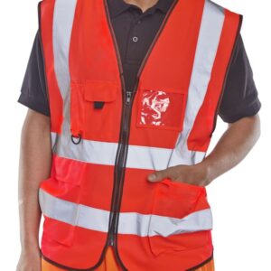 Beeswift Executive Vest Red