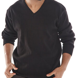 Click Acrylic Sweater Black