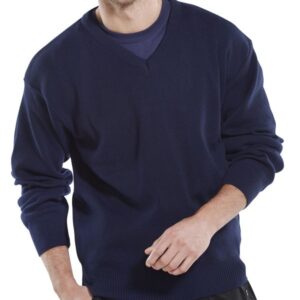 Click Acrylic Sweater Navy