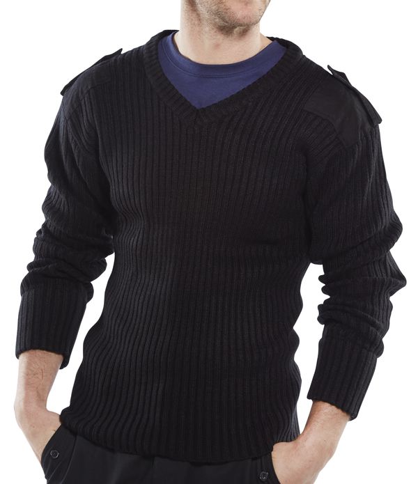 AMODVBL Click Acrylic Mod Sweatshirt Black