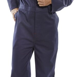 Click Cotton Drill Boilersuit Navy