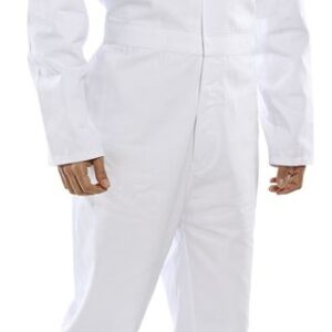 Click Cotton Drill Boilersuit White