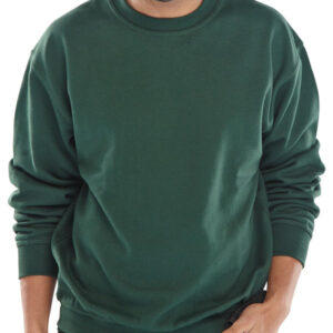 Click Sweatshirt Bottle Green