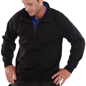 Click Quarter Zip Sweatshirt Black