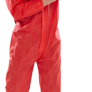 Click Disposable Coverall Red