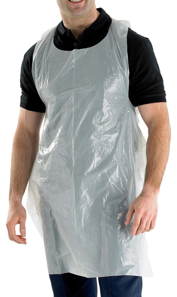 Click Once Disposable Apron White Pack Of 1000