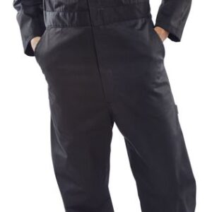 Super Click Heavy Weight Boilersuit Black