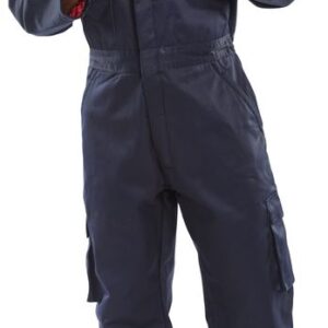 Click Quilted Boilersuit Navy