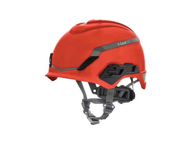 MSA V-Gard® H1 Safety Helmet Novent Red