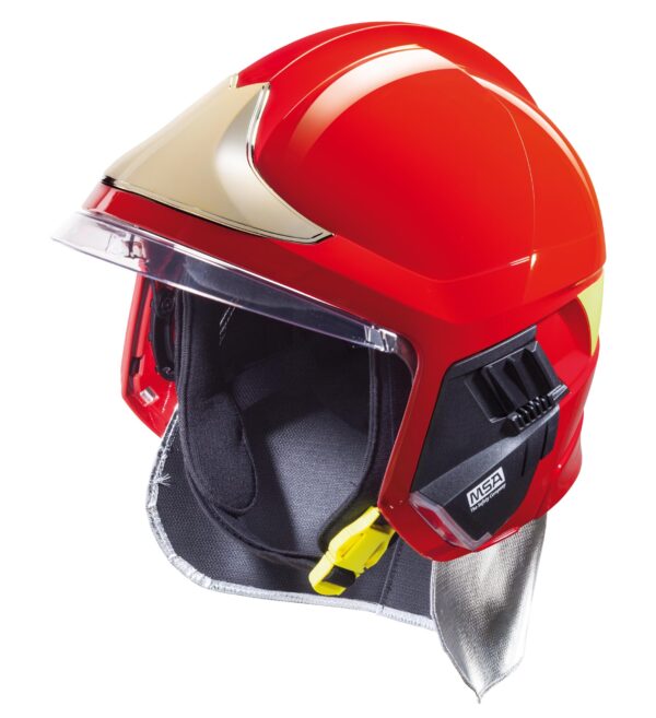 MSA Gallet F1 XF Helmet, Red