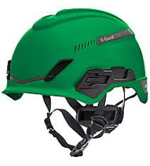 MSA V-Gard® H1 Safety Helmet Trivent Green