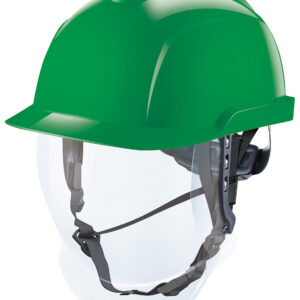 V-Gard 950, Helmet, Non-Vented, Green, Fas-Trac III Foam