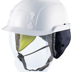 V-Gard 950, Helmet, Non-Vented, White, Fas-Trac III Foam