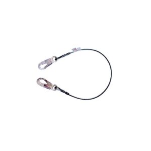 MSA Restraint Lanyard, Cable, 1.5m Fixed Length, Snaphooks